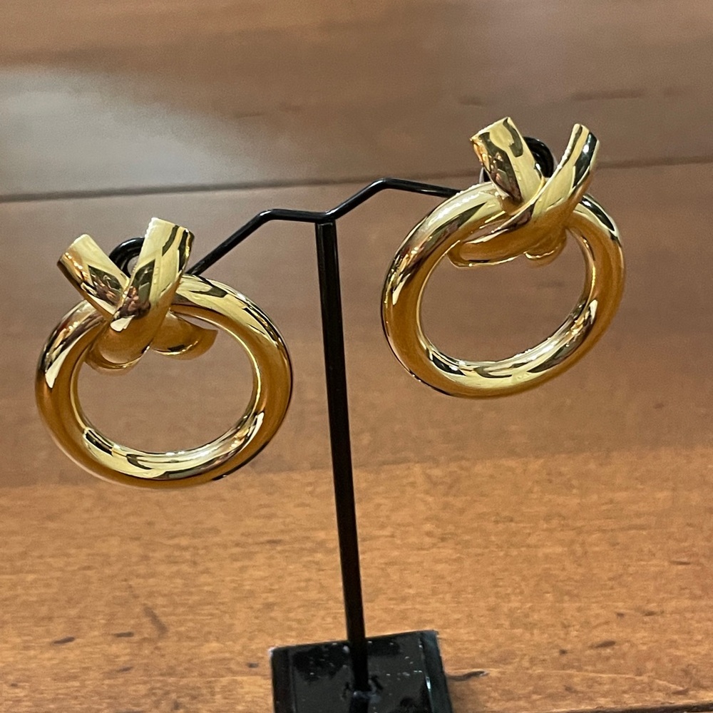 Vintage Givenchy XO Earrings on Posts